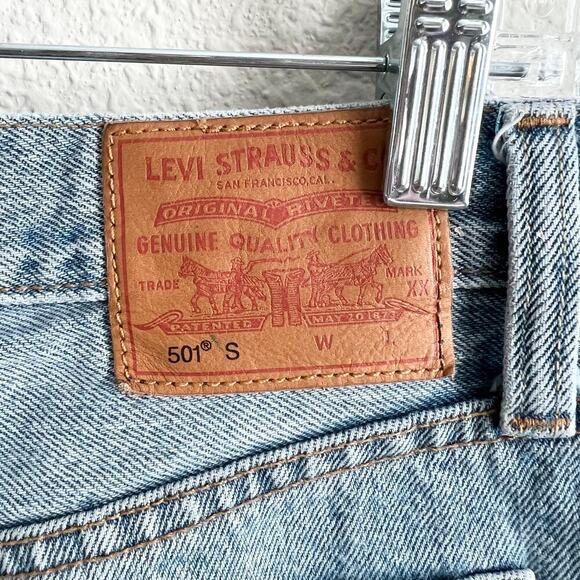 Levi's 501 Skinny Upcycled Jeans Women's 27 Paint Splatter Distressed High Rise - Picture 5 of 10